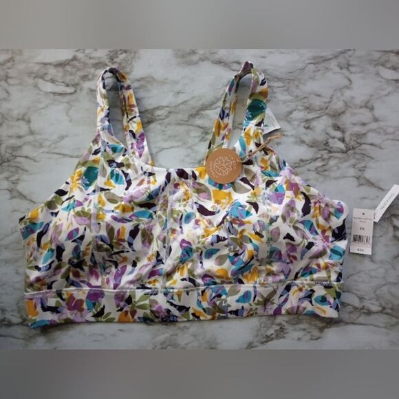 NWT Dip Eco-Friendly Sports Bra With Removable Pads Size 3X - Picture 1 of 8